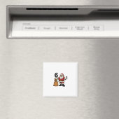67 Kerst Grappig Zes Zeven Meme Brainrot Kerstman  Magneet (Insitu (Vaatwasser))