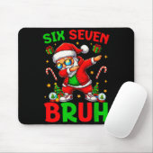 67 Kerst Grappig Zes Zeven Meme Brainrot Kerstman  Muismat (Met muis)