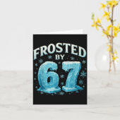 67 Kerst Ijs Vorst Koud 6 7 Internet Meme Kerstmis Kaart (Gele Bloem)