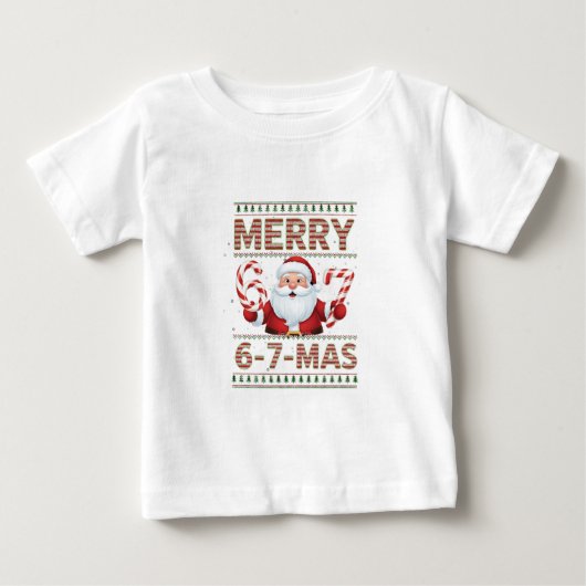 67 Kerst Merry 6 7 Lelijk Kerstmis Zes Zeven (Voorkant)