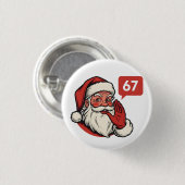 67 Kerst Merry Zes Zeven Brainrot Kerstman Ronde Button 3,2 Cm (Voorkant /achterkant)