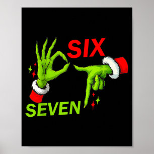 67 Kerst Trending Meme Zeggen 6 7 Meme Kostuum Poster