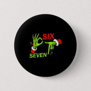 67 Kerst Trending Meme Zeggen 6 7 Meme Kostuum Ronde Button 5,7 Cm