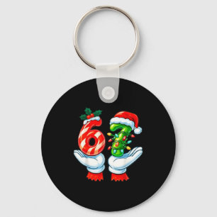 67 Kerstmis 67 Meme Gen Alpha Slang Suikerstok Xm Sleutelhanger