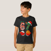 67 Kerstmis 6 7 Meme Basketbal Pyjama's Gen Alpha T-shirt (Voorkant volledig)