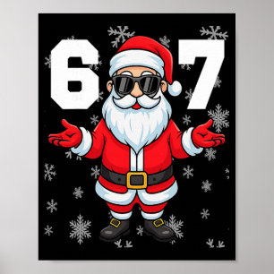 67 Kerstmis 6 7 Meme Pyjama's 67 Bruh Jargon  Poster
