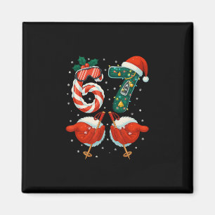 67 Kerstmis 6 7 Meme Ski Kerstmis Winter Pyjama Magneet