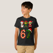 67 Kerstmis Dabbing Kerstman Elf Sneeuwman Grappig T-shirt (Voorkant volledig)
