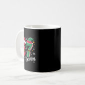 67 Kerstmis Grappig Zes Zeven Meme Ontwerp Koffiemok (Voorkant links)
