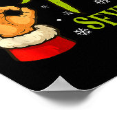 67 Kerstmis Kerstman Groen 6 7 Internet Meme X Poster (Hoek)