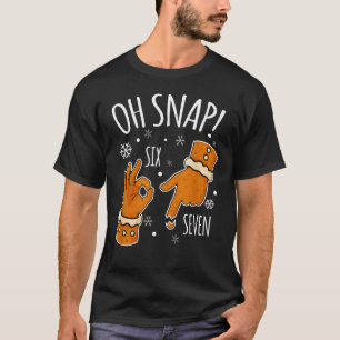67 Kerstmis Oh Snap Gebruineerde Man 6 7 Meme Kers T-shirt