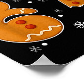 67 Kerstmis Oh Snap Gingerbreadman 6 7 Meme Kerstm Poster (Hoek)