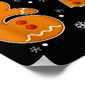 67 Kerstmis Oh Snap Gingerbreadman 6 7 Meme Kerstm Poster (Hoek)