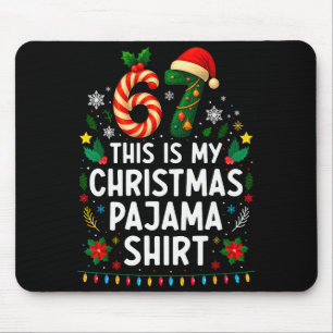 67 Kerstmis Pyjama Shirt 6 7 Grappige Meme Tiener Muismat