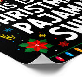 67 Kerstmis Pyjama Shirt 6 7 Grappige Meme Tiener  Poster (Hoek)