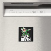 67 Kerstmis Zes Zeven 6 7 Meme Grappige Dabbing El Magneet (Insitu (Vaatwasser))