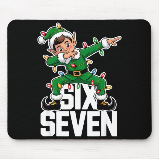 67 Kerstmis Zes Zeven 6 7 Meme Grappige Dabbing El Muismat (Voorkant)