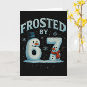 67 Kerstsneeuwman 6 7 Internet Meme Kerstmis 67 Kaart (Gele Bloem)
