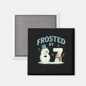 67 Kerstsneeuwman 6 7 Internet Meme Kerstmis 67 Magneet (Voorkant / Achterkant)