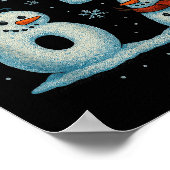 67 Kerstsneeuwman 6 7 Internet Meme Kerstmis 67  Poster (Hoek)