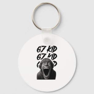 67 Kind 67 Meme Zes Zeven 6-7 Grappige Internetgra Sleutelhanger