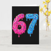 67 Kostuum Zes Zeven Meme Nummer 6 7 Op Het Jonger Kaart (Gele Bloem)