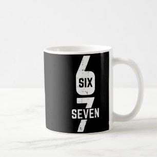 67 Kostuum Zes Zeven Meme Nummer 6 7 Op Het Mannen Koffiemok