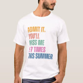 67 Laaste schooldag Gen A Laaste schooldag T-shirt (Voorkant)