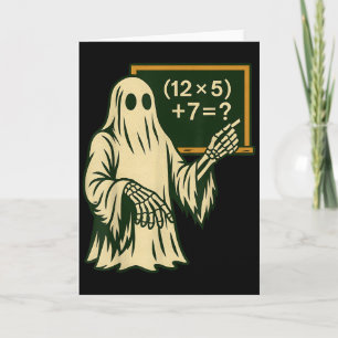 67 Leraar Halloween Geest Zes Zeven Meme Brainrot Kaart