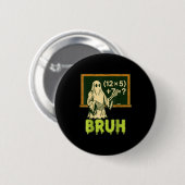 67 Leraar Halloween Geest Zes Zeven Meme Brainrot Ronde Button 5,7 Cm (Voorkant /achterkant)