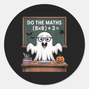 67 Leraar Halloween Geest Zes Zeven Meme Doe De M Ronde Sticker