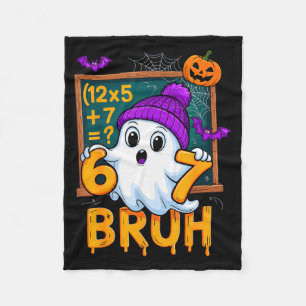 67 Leraar Halloween Geest Zes Zeven Meme Wiskunde Fleece Deken