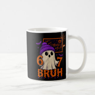 67 Leraar Halloween Geest Zes Zeven Meme Wiskunde  Koffiemok