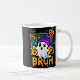 67 Leraar Halloween Geest Zes Zeven Meme Wiskunde Koffiemok