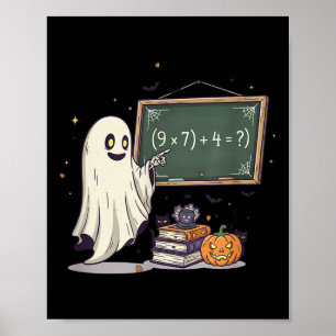 67 Leraar Halloween Geest Zes Zeven Meme Wiskunde Poster
