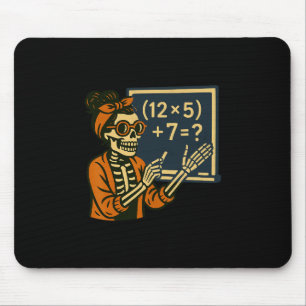 67 Leraar Halloween Skelet Zes Zeven Meme Brein Muismat