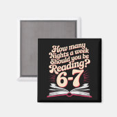 67 Leraar Hoeveel Avonden Per Week Moet Je Le Magneet (Voorkant / Achterkant)