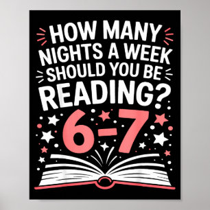 67 Leraar Hoeveel nachten per week moet je Re Poster