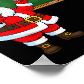 67 Leraar Kerstman Santa Zes Zeven Meme Brainrot Poster (Hoek)