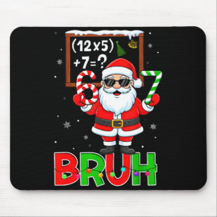 67 Leraar Kerstman Santa Zes Zeven Meme Wiskunde V Muismat