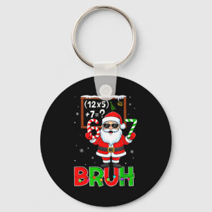 67 Leraar Kerstman Santa Zes Zeven Meme Wiskunde V Sleutelhanger