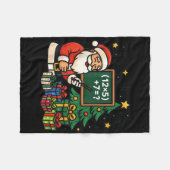 67 Leraar Sinterklaas Kerstmis Zes Zeven Meme Brai Fleece Deken (Voorkant (Horizontaal))