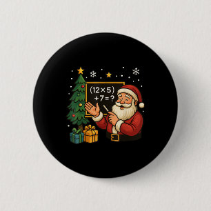 67 Leraar Sinterklaas Kerstmis Zes Zeven Meme Brai Ronde Button 5,7 Cm