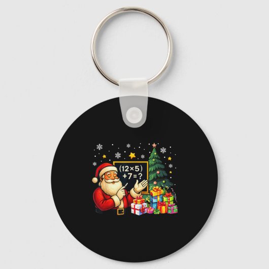 67 Leraar Sinterklaas Kerstmis Zes Zeven Meme Brai Sleutelhanger (Voorkant)