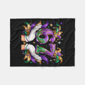 67 Mardi Gras Meme Carnaval Feest Quote Fleece Deken (Voorkant (Horizontaal))