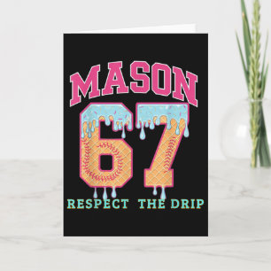 67 Mason Ijsje Honkbal Drip Respecteer De Drep Kaart