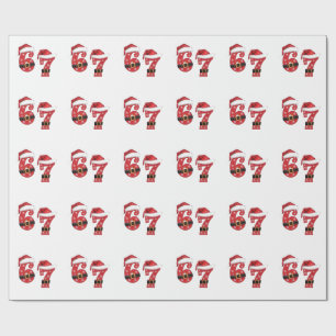 67 Mason Laten we een zandkerstmis krijgen 67 Meme Cadeaupapier
