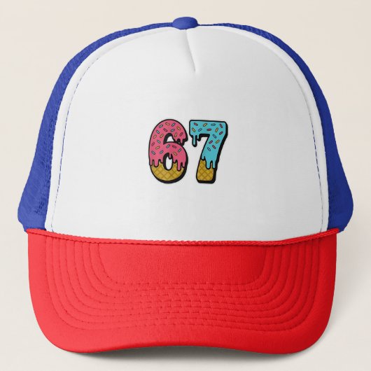 67 Mason Let's Get Sandy Funny Trucker Pet (Voorkant)