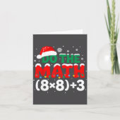 67 Math Do Teacher Humor Lovers Kaart (Voorkant)