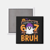 67 Math Teacher Halloween Costume Mathematics Math Magneet (Voorkant / Achterkant)